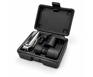 Autojack O2 Oxygen Sensor Socket Set, 5 Piece Wrench Remover Tool, Thread Chaser Set, Removing and Installing on Cars & Vans, Includes Plastic Case