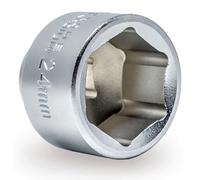 Autojack Oil Filter Socket 24mm 3/8" Inch Square Drive Removal Tool Wrench Low Profile CRV for BMW N62 5 or 7 Series V8 Engines