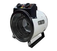 Autojack Portable Industrial Electric Fan Heater 3kW in White Autojack White