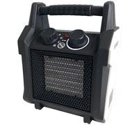 Autojack PTC Portable Electric Ceramic Fan Heater Warmer 2kW in White Autojack White
