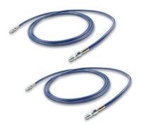 AUTOKAY 1996-2000 Honda Civic EK Stainless Rear Flex Brake Lines Replacement Kit