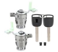 AUTOKAY 72146S73003 Door Lock Cylinder Front Left Driver LH Side & Right Passenger Side RH with Keys for Honda Accord 1998-2002 Civic 2001-2005 Odyssey 1999-2004 S2000 2000-2009 Honda CRV CR-V Element