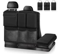 AutoLuxeFat Backseat Boot Tidy for VW Sharan | 2010-2022 seatback storage, hanging pouch, modular split design, rigid anti sag, road trips, washable