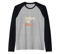 Autolyse Fold Bake Sourdough Bread Making Process Raglan Baseball Tee
