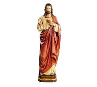 Autom 12" Val Gardena Sacred Heart Statue