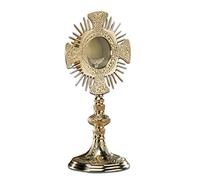 Autom Cross and Rays Monstrance with Luna, Wall Art, Wall Hanging Decor, Living Room, Home Office