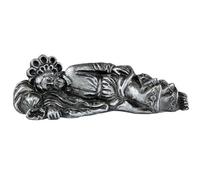 Autom Sleeping Saint Joseph Statue, 3.5 in, Pewter Catholic Gift