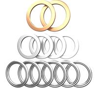 AUTOMAJOR 12pcs Transfer and Differential Case Drain Plug Crush Washer Service Gasket Kit - Replacement for Toyota/Lexus 2000-2022 - OEM 12157-10010 90430-A0003 90430-24017 by