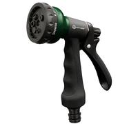 AUTOMAN 7 Patterns Garden Hose Nozzle, ABS+TPR, White, Globe Valve, GHT, Watering Plants, Lawn, Cars, Pets & Outdoor Fun