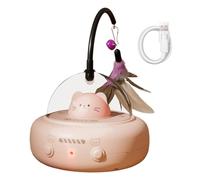 Automated Cat Toy,Automatic Motion Activated Cat Toy With Feather | Pet Games for Hunting Boredom Training Indoor Home Playtime