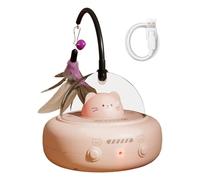 Automated Cat Toy, Automatic Motion Activated Cat Toy With Feather, Pet Training Supplies for Indoor Hunting Exercise Senior Boredom Mental Stimulation Playtime