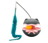 Automated Cat Toy - Smart Self-Play Rotatable Battery Operated | Interactive Electronic Kitten Toys | for Cattery Living Room Bedroom Apartment