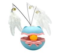 Automated Cat Toy,Smart Self-Play Rotatable Battery Operated - Interactive Kitten Enrichment Exercise Toys | for Home Cattery Bedroom Apartment