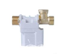 Automatic 12v Dc Solenoid Valve For Solar Water Heating System With Copper Body Normally Closed Design To Prevent Leakage And Save Water In Rooftop Tanks Under Low Pressure Conditions White Finish(B)