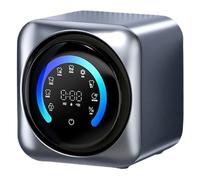 Automatic 3.5L Mini Washer and Dryer, Compact Wall-Mount Laundry Machine with Intelligent Wash Modes, Quiet Motor, and Efficient Self-Cleaning Inner Drum Gray-Desktop