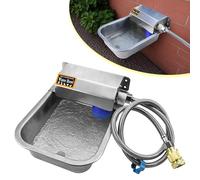 Automatic 304 Stainless Steel Dog Water Dispenser | 101oz/3L High-Volume Outdoor Pet Feeder | Auto-Fill, Anti-Tip, Wall/Ground Mount & Effortless-Clean Design
