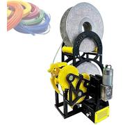 Automatic 3D Filament Respooler, Electric Spool Rewinder for 1kg, Smooth Tangle-Free Winding with Metal Rail, 20 Bearings, for 3D Printing Textile Welding