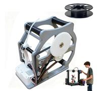 Automatic 3D Filament Respooler with Intelligent Detection, Adjustable Speed, Tension Control, Low Noise Motor, Compatible with 1.75-4mm Filament