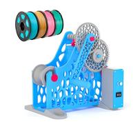 Automatic 3d Filament Respooler With Smart Start & Stop, Electric Spool Rewinder, Uniform Wire Routing Wrap Neatly Without Tangling For 3d Printing & Welding Applications Electric__Blue