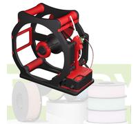 Automatic 3d Industrial Filament Respooler, Smart Electric Spool Rewinder, 1kg Capacity Wrap Neatly Without Tangling For 3d Printing & Welding Wire Electric-Red