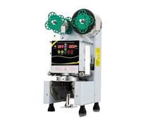 Automatic 70mm/75mm/88mm/90mm/95mm Plastic Paper Cup Sealing Machine Tea Filler and Sealer Bubble Equipment(White)