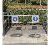 Automatic 90° Metal Swing Gate for Market Access Industrial Grade ty Barrier 120 x 97 cm Durable Entrance and Exit Solution for Safety and Efficiency.