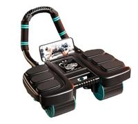 Automatic Abdominal Wheel - Exercise Roller 4 Wheels for Abs, Core Strength Training Equipment, Fitness Bodybuilding Equipment with Comfortable Handles | Ideal for Exercises