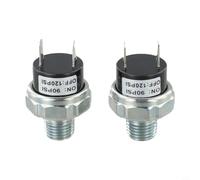 Automatic Air Compressor Pressure Switch With 1/8-27 Npt Connector For Tank Train For Horn And Suspension Systems Metal Construction Two Pack(90-120)