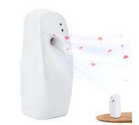 Automatic Air Freshener 300ml 24H 8/15/30Min Bathroom Air Fresheners Automatic Spray Wall Mounted Fragrance Dispenser Time Mist Spray Dispenser for 30 sq.m (No Battery)..