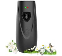 Automatic Air Freshener Dispenser, Wall Mounted/Standing Air Freshener Spray Dispenser, Aerosol Fragrance Dispenser is Suitable for Hotel, Bedroom, Bathroom,Office, Commercial Place (Black)