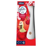 Automatic Air Freshener Holder & Refill, Room Spray & Odour Eliminator for Home, Frosted Floral Cherries, Starter Kit (1 Holder + 269ml Refill)