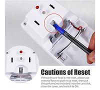 Automatic Air Freshener Spray Dispenser Nail Wall Mounted Perfume Dispenser Desktop Auto Odor Control Aerosol Spray Dispenser for Bedroom Hotel Office Commercial Place White ABS