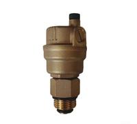 Automatic Air Vent Valve in Copper for Solar Water Heating Arrays Domestic Boilers and Radiant Panel Heating Return Lines (1/2 And Interface)