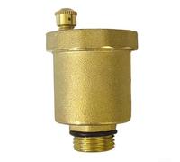 Automatic Air Vent Valve Solid Copper For Solar Water Heater Systems Domestic Hot Water Heating Loops(1/2 Copper)