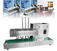 Automatic Aluminum Foil Sealing Machine, 2200W Electromagnetic Induction Cap Sealer for 15-130mm Bottles, Continuous Heat Jar Sealing Technology