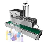 Automatic Aluminum Foil Sealing Machine with Continuous Electromagnetic Induction for Plastic Bottle Caps - Adjustable Height & Fast Heat Dissipation for Efficient Sealing