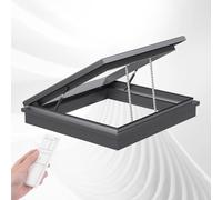 Automatic and Intelligent Skylight House Roof Window,Roof Window and Skylight Basement Daylighting Door,Electric Opening with Remote and Rain Sensor,for Attic/Sun Room/Basement/Attic