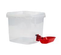 Automatic Animal Drinking Fountain, Cat Dog Water Feeder System, Large Capacity Hydration Container, Multifunctional Bucket Dispenser, Poultry Livestock Drinking Station, Indoor Outdoor Home
