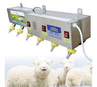 Automatic Animal Feeding Nipples for Piglets Lambs and Calves, Sound Simulation Technology, 6 Nipples Included, Ideal for Livestock Nutrition and Care