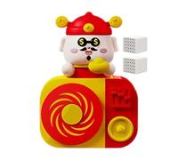 Automatic Aromatherapy Diffuser: Cute Animal Fragrance, Rotating Blades Design, Replaceable Pad, Novelty Vehicle Interior Decoration, D