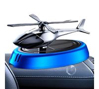 Automatic Aromatherapy with Solar Helicopter - Solar Powered Rotating Air Freshener | Luxury Car Perfume with Decorative and Natural Diffusion for Interior
