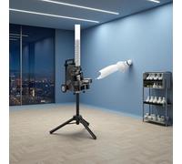 Automatic Badminton Launcher with Adjustable Angle and Height, Remote Control for Training and Practice