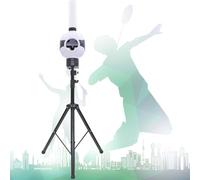 Automatic Badminton Pitching Machine, Portable Shuttlecock Launcher, Adjustable Angles for Athletic Training and Gym Workouts