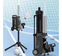 Automatic Badminton Serve Machine for Training - Professional Ball Launcher, Adjustable Height 18cm to 125cm, Perfect for Clubs, Schools, Gyms and Lawn Use