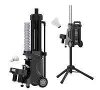 Automatic Badminton Shuttlecock Feeder with APP Control, 52+ Ball Capacity, Adjustable Serving Frequency, 7M Serve Height