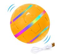 Automatic Ball for Dogs - USB Rechargeable Vibrating Canine Toy with Light | Interactive Ball to Fight Against Boredom Exercises | Play Toy