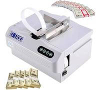 Automatic Banknote Bundling Machine, Intelligent Currency Strapping for Efficient Money Packing, Small Cross Binding Solution