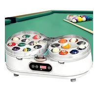 Automatic Billiard Ball Cleaner Machine, Washer for Pool and Snooker Balls, Deep Cleaning and Maintenance for 16 American & 22 British Balls, Ideal for Home and Club Use