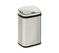 Automatic Bin Stainless Steel Sensor button 30L 3W AA Battery - Silver