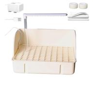 Automatic Bird Bath - Circulating Shower Fountain with Pump for Cage Use, Stress Relief Bathing with Continuous Water Flow Function, Parrot Container for Conures Parakeets Lovebirds Cockatiels Finches